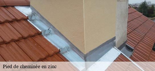 Pied de cheminée en zinc Gironde 