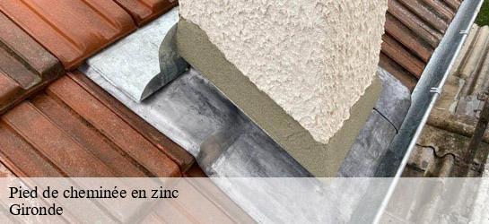 Pied de cheminée en zinc Gironde 