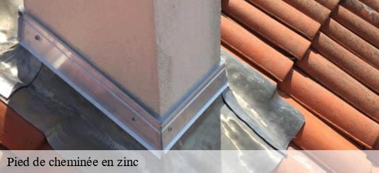Pied de cheminée en zinc Gironde 