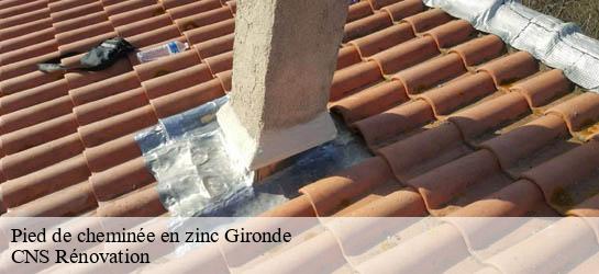 Pied de cheminée en zinc Gironde 