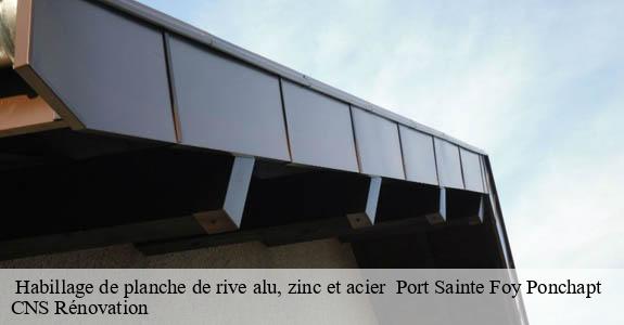  Habillage de planche de rive alu, zinc et acier   port-sainte-foy-ponchapt-33220 CNS Rénovation