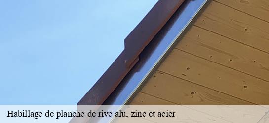 Habillage de planche de rive alu, zinc et acier   33480