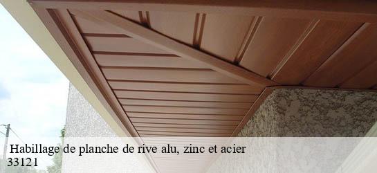  Habillage de planche de rive alu, zinc et acier   33121