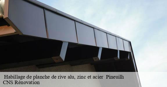  Habillage de planche de rive alu, zinc et acier   pineuilh-33220 CNS Rénovation