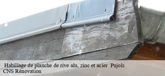  Habillage de planche de rive alu, zinc et acier   33350