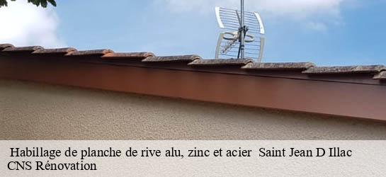 Habillage de planche de rive alu, zinc et acier   33127
