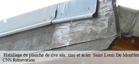  Habillage de planche de rive alu, zinc et acier   33440