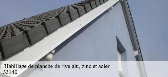  Habillage de planche de rive alu, zinc et acier   33140