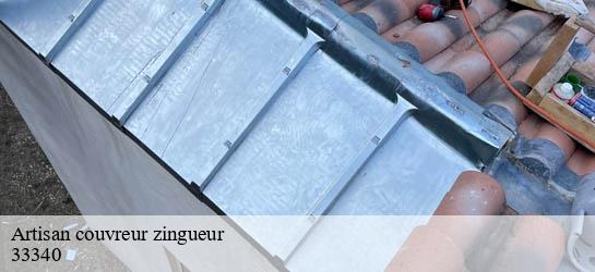 Artisan couvreur zingueur  33340