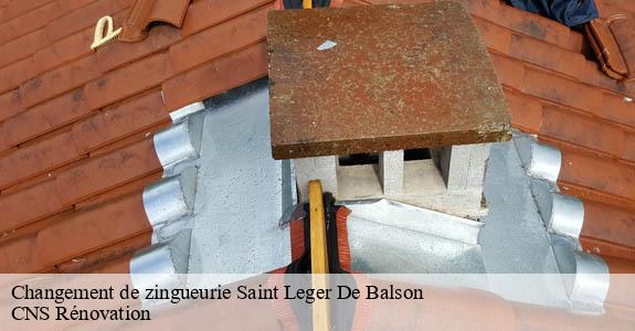 Changement de zingueurie  saint-leger-de-balson-33113 CNS Rénovation