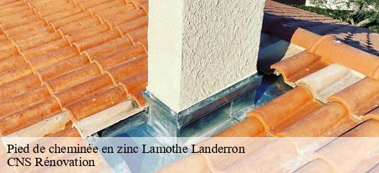 Pied de cheminée en zinc  33190