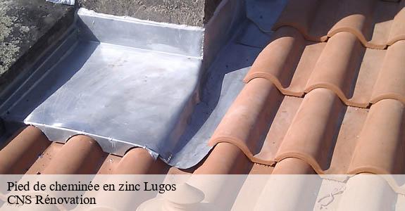 Pied de cheminée en zinc  lugos-33830 CNS Rénovation