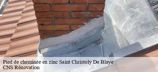 Pied de cheminée en zinc  33920