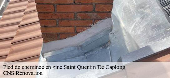 Pied de cheminée en zinc  33220