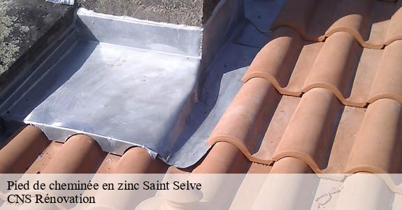 Pied de cheminée en zinc  saint-selve-33650 CNS Rénovation