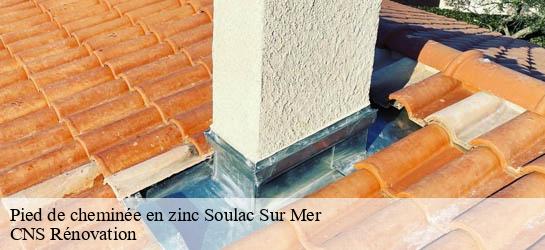 Pied de cheminée en zinc  33780