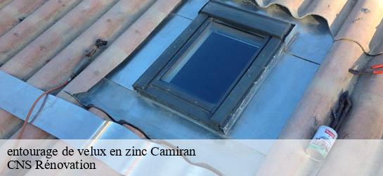 entourage de velux en zinc  33190
