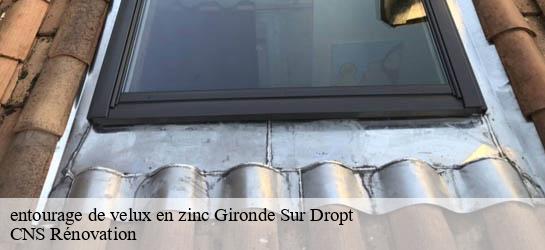 entourage de velux en zinc  33190
