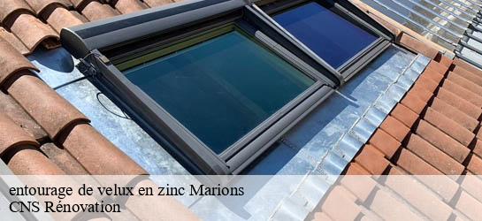 entourage de velux en zinc  33690