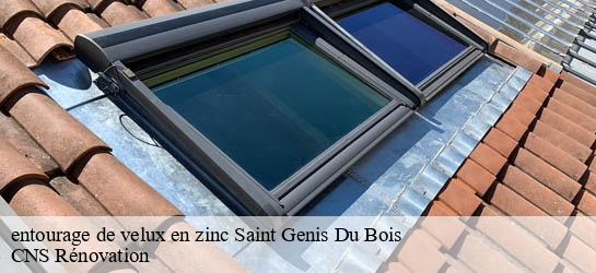 entourage de velux en zinc  33760