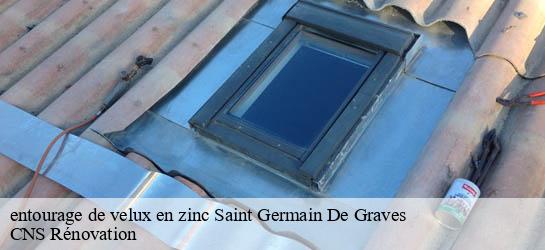 entourage de velux en zinc  33490