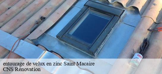entourage de velux en zinc  33490