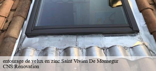 entourage de velux en zinc  33580