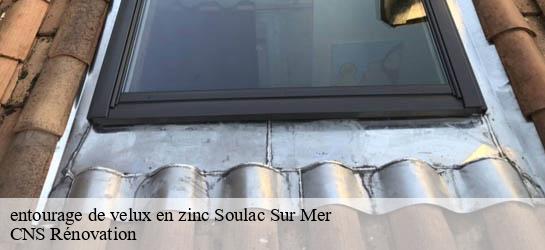 entourage de velux en zinc  33780