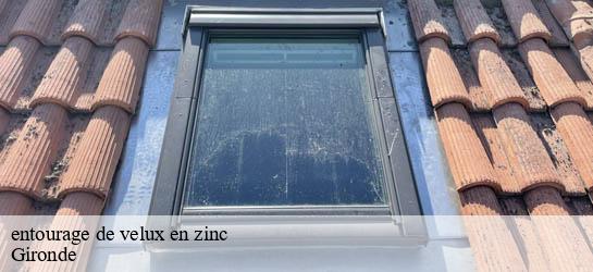 entourage de velux en zinc  