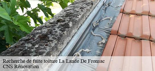 Recherche de fuite toiture 33240