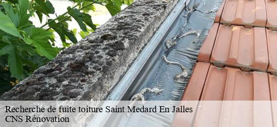 Recherche de fuite toiture 33160