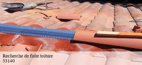 Recherche de fuite toiture  33140