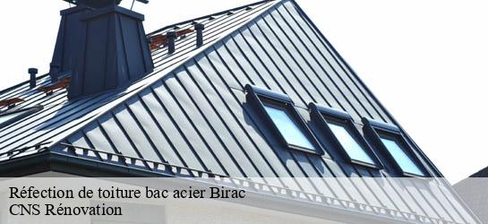 Réfection de toiture bac acier  33430