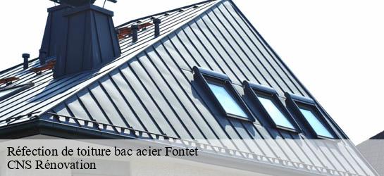 Réfection de toiture bac acier  33190