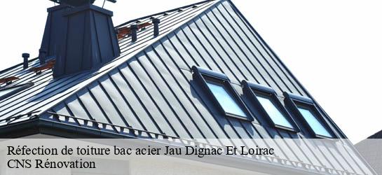 Réfection de toiture bac acier 33590