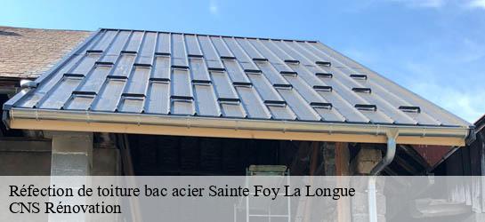 Réfection de toiture bac acier  33490