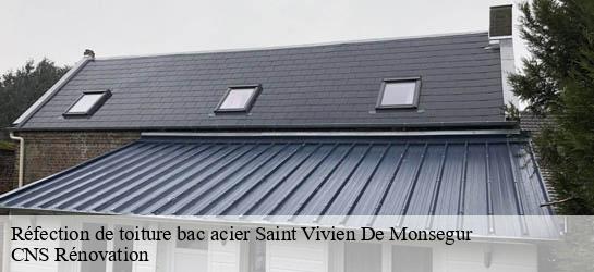 Réfection de toiture bac acier  33580