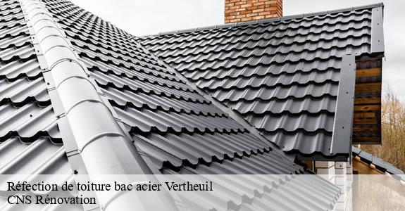Réfection de toiture bac acier  vertheuil-33180 CNS Rénovation