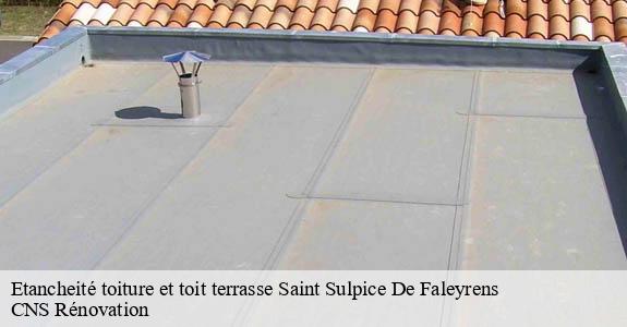 Etancheité toiture et toit terrasse  saint-sulpice-de-faleyrens-33330 CNS Rénovation